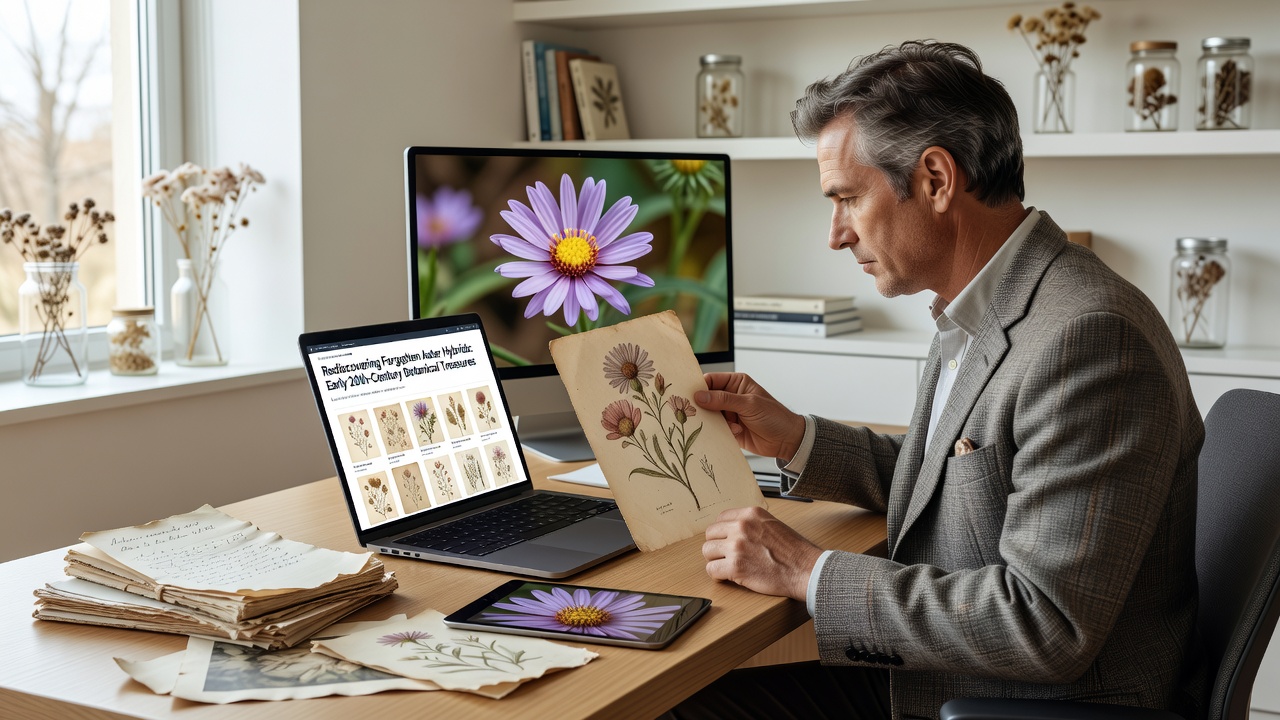 How Collectors Are Rediscovering Forgotten Aster Hybrids from the Early 20th Century Through Digital Archives